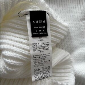 SHEIN Women's Cream Sweater